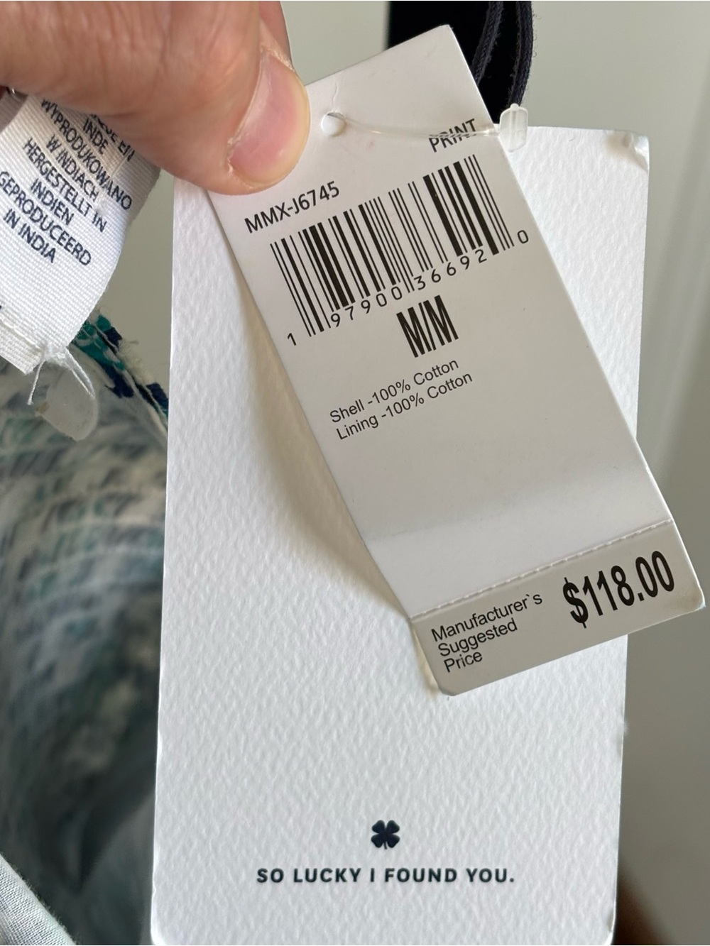 Lucky Brand Tiered Cotton Maxi Dress Blue Teal Spanish Tile Floral Women’s M NWT - Picture 6 of 10